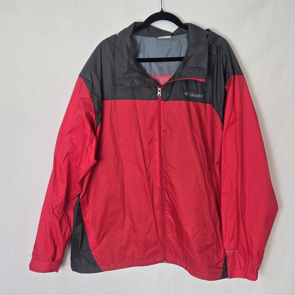 Columbia Glennaker Lake II Rain Jacket Men XXL Water Resistant Lightweight Shell
